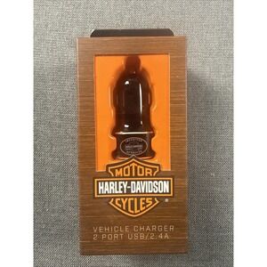 NWT Harley Davidson 2 Port Vehicle USB Charger